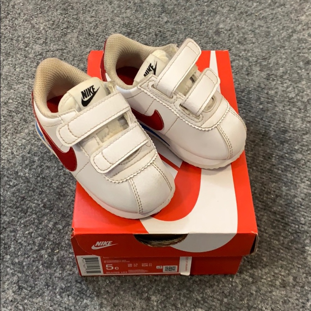 Nike Cortez Basic white/varsity red 5c